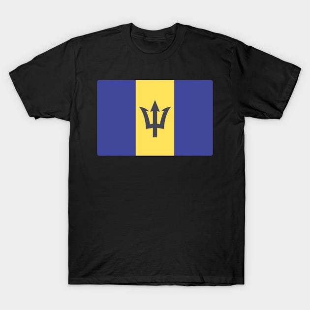 FLAG OF BARBADOS T-Shirt by Just Simple and Awesome